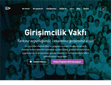 Tablet Screenshot of girisimcilikvakfi.org